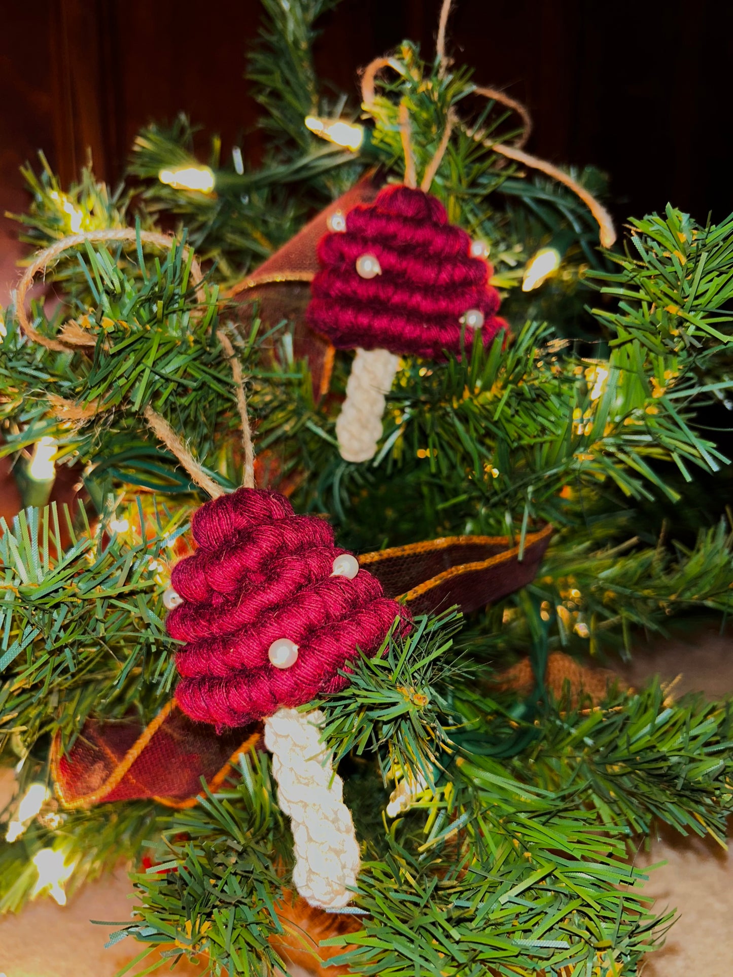 Mushroom Ornament