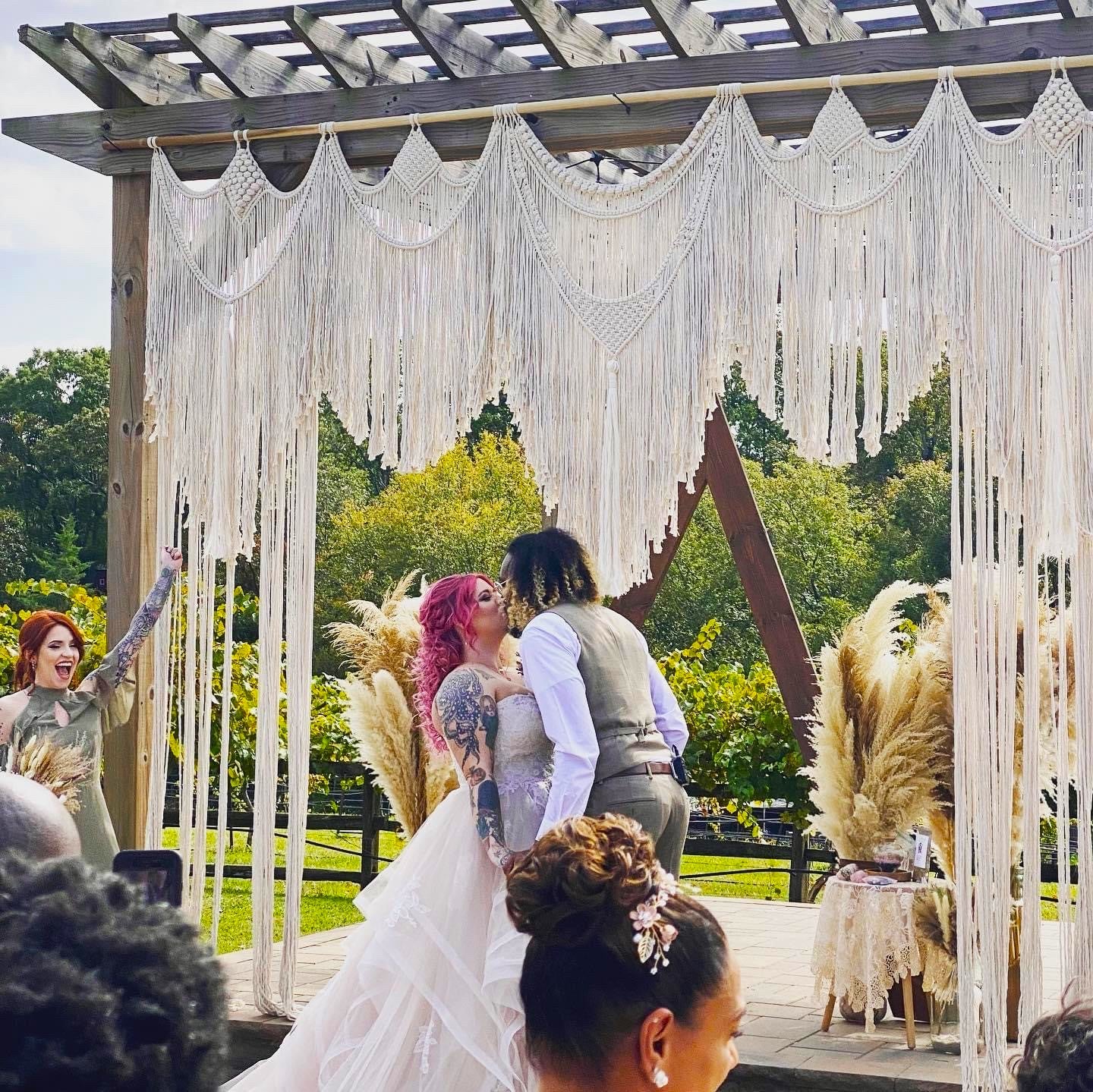 Custom Macrame Wedding Backdrops