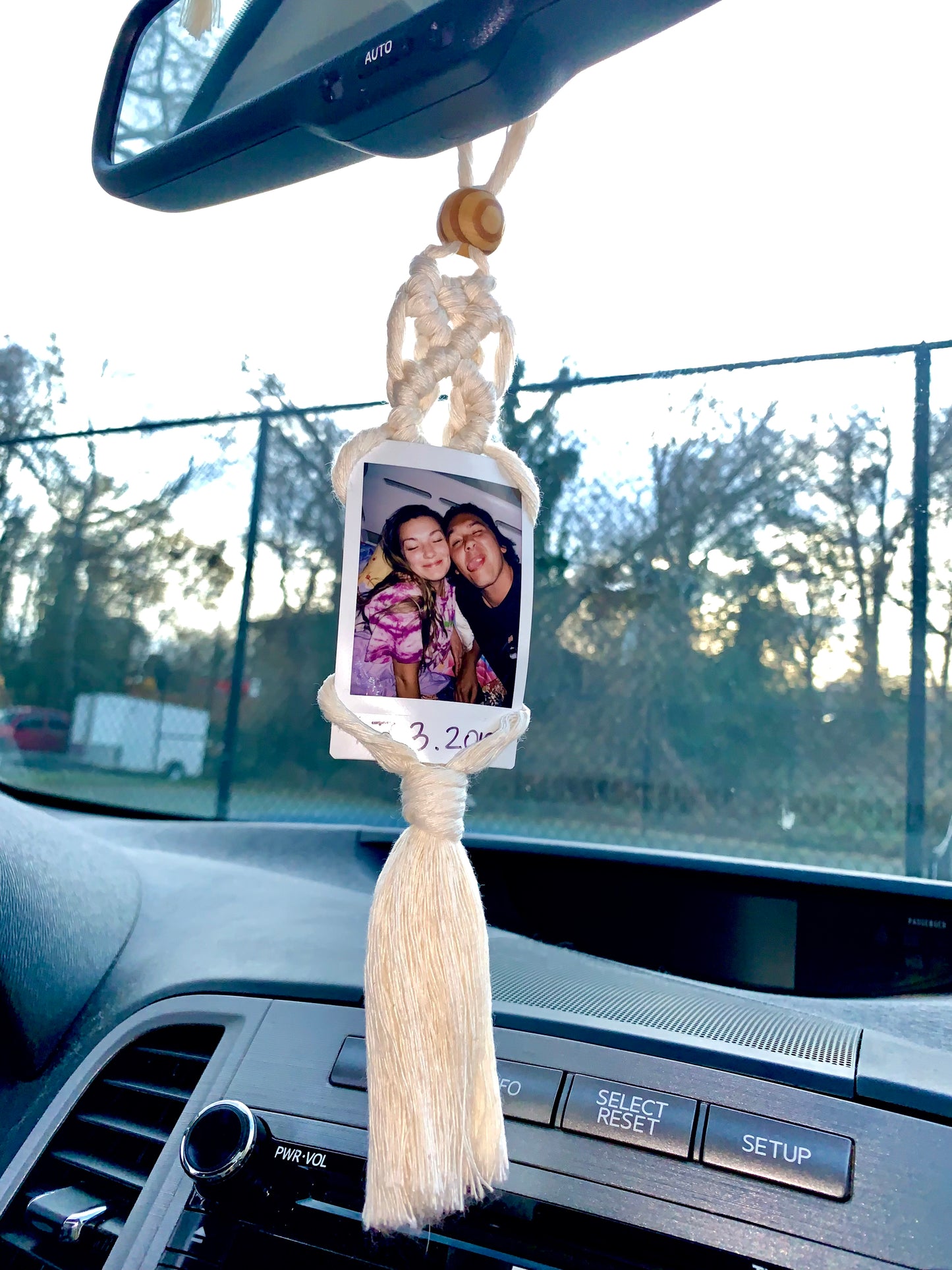 Macrame Polaroid Hanger