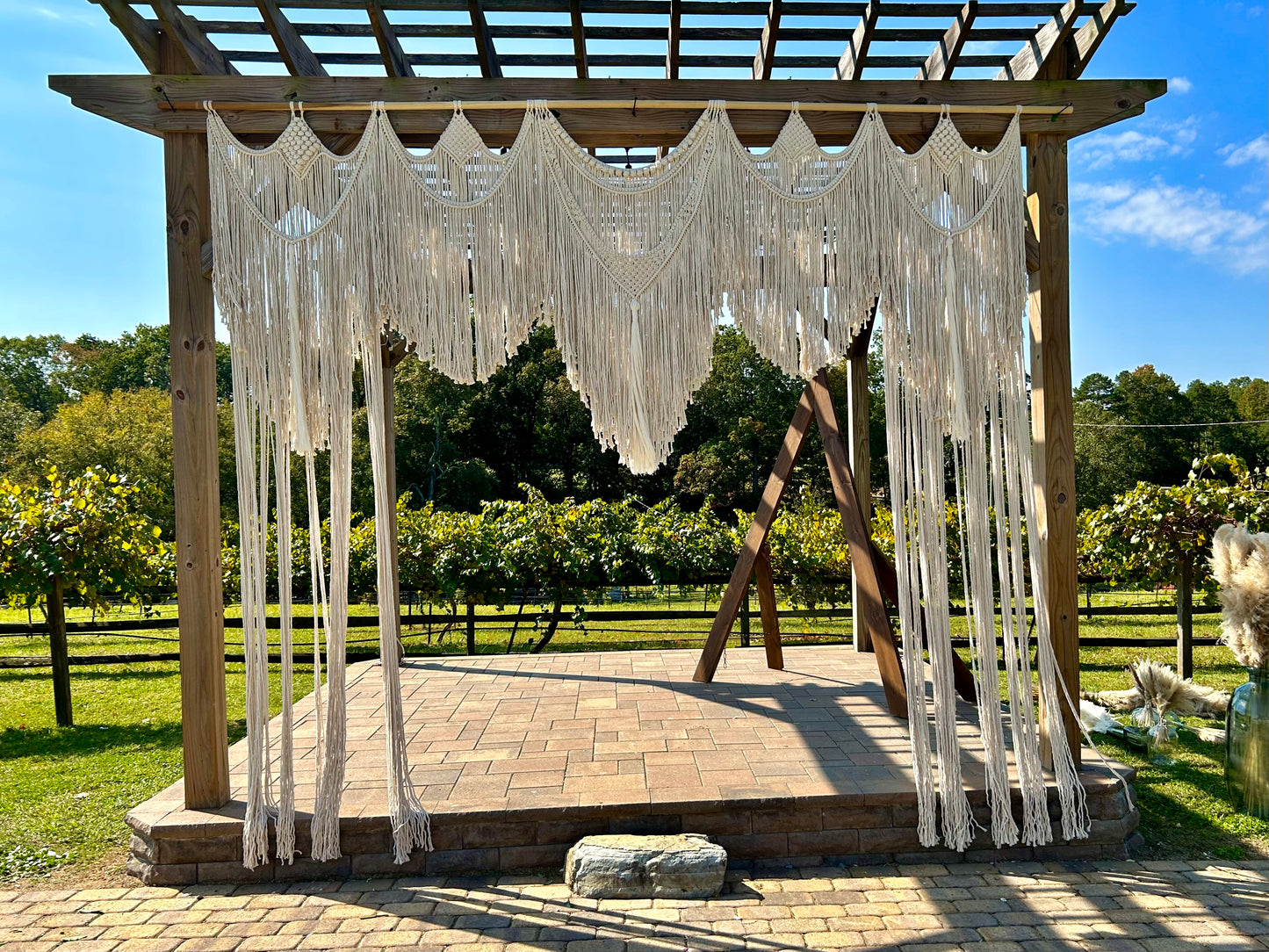 Custom Macrame Wedding Backdrops