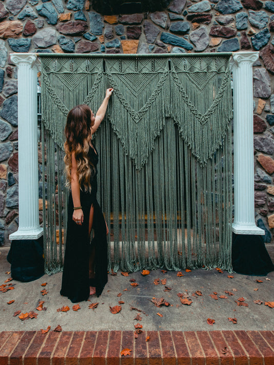 Custom Macrame Wedding Backdrops